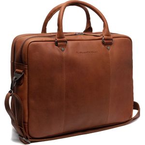 The Chesterfield Brand Leren Laptoptas Cognac Boston