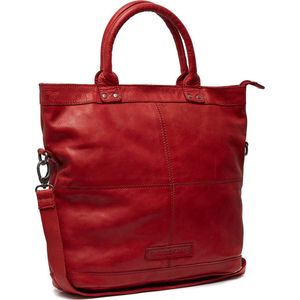 The Chesterfield Brand Leren Shopper Rood Ontario