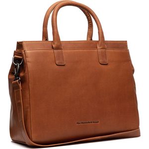 The Chesterfield Brand Rivera Koffer Leer 34 cm Laptop compartiment cognac
