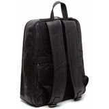 The Chesterfield Brand Wax Pull Up Detroit Rugzak Leer 39 cm Laptop compartiment black