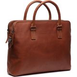 The Chesterfield Brand Wax Pull Up Cameron Koffer Leer 40 cm Laptop compartiment cognac