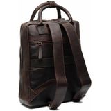 The Chesterfield Brand Wax Pull Up Georgia Rugzak Leer 36 cm Laptop compartiment brown