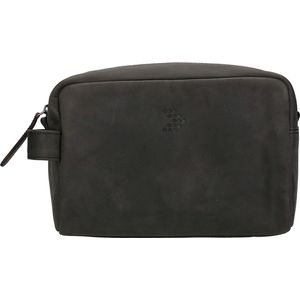 Travelbags The Base Leather Toiletkit black