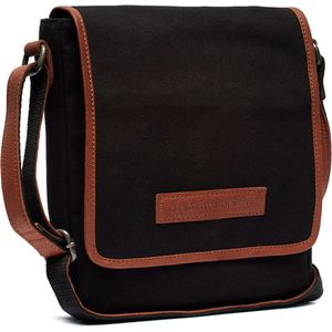 The Chesterfield Brand Lismore Washed Canvas Shoulderbag black