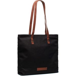 The Chesterfield Brand Alicia Washed Canvas Shopper black