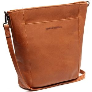 Leren Schoudertas Cognac Moore