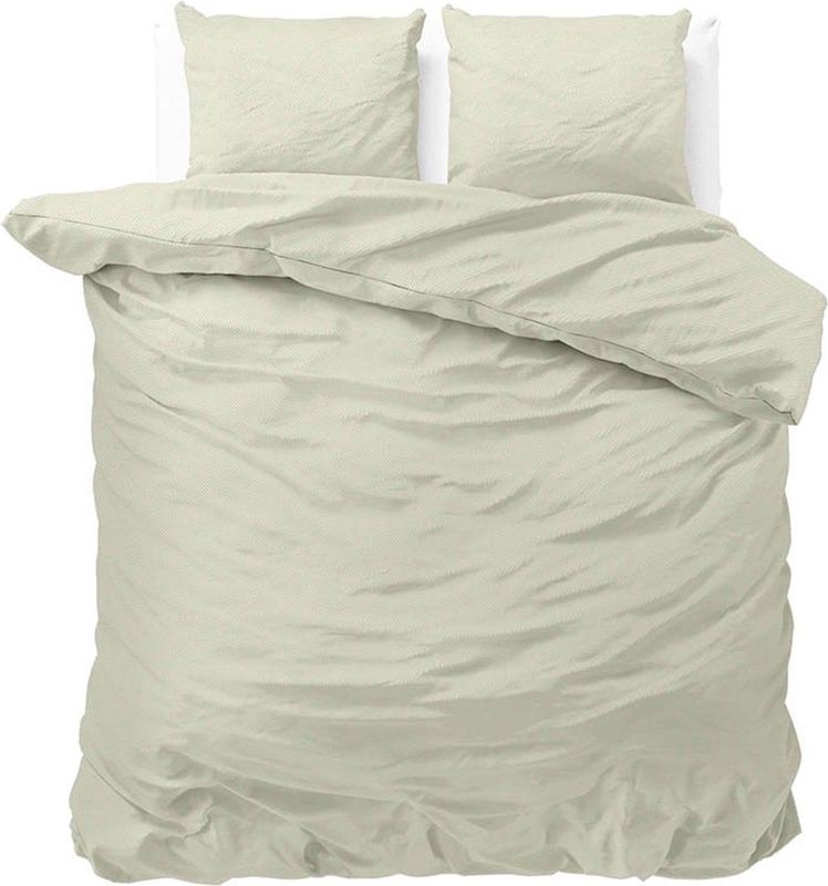 Dekbedovertrek - Wit - Katoen - 1 Persoons