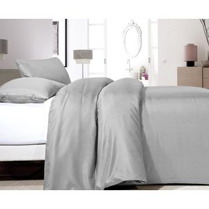 Zensation - Satin Point - Dekbedovertrek - Grijs - Microvezel