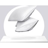 Sleeptime Satijnen Kussensloop Anti allergeen Haarverzorging Huidverzorging 2 Stuks Wit