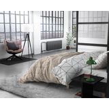 Sleeptime Flanel Gino Dekbedovertrekset + 2 kussenslopen Taupe