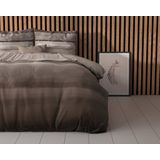 Sleeptime Marcus - Dekbedovertrek - Eenpersoons - 140x200/220 + 1 kussensloop 60x70 - Taupe