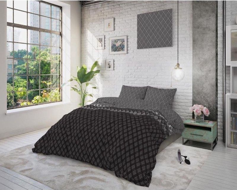 Sleeptime Cheng Dekbedovertrekset + 2 kussenslopen Antraciet