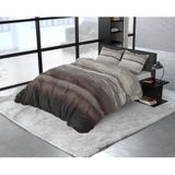 Sleeptime Flanel Marcus Dekbedovertrekset + 2 kussenslopen Taupe