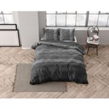 Dreamhouse - Dekbedovertrek - Flanel - Gradient Knits - Antraciet - 200 x 220 cm