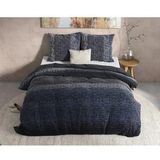 Dreamhouse Flanel Gradient Knits - Dekbedovertrekset - Tweepersoons - 200x200/220 + 2 kussenslopen 60x70 - Blauw