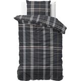 Dekbedovertrek - Grijs - Katoen - 240x200 cm