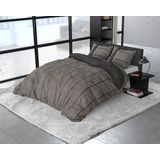 Sleeptime Flanel Kees Dekbedovertrekset + 2 kussenslopen Taupe