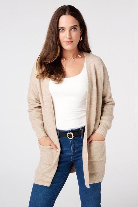 MS Mode - Halflang Vest - Met Steekzakken