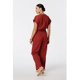 Ombre - Heren Tussenjas - Brickrood - Polyester - Voorzakken met Ritsen