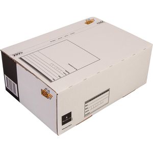 5x Postpakketbox 4 CleverPack 305x215x110mm wit [5x]