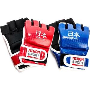 Jiu-jitsu-handschoenen (mitts) Nihon | rood of blauw (Maat: XL)