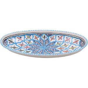 Ovale schaal Turquoise blue fine 30 cms-sOS.BC.30s-sDishes & Deco