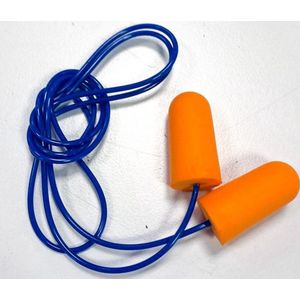 Oorbescherming – oordoppen aan koordje – geluid dempen – anti lawaai – gehoorbescherming – siliconen - wasbaar - DisQounts