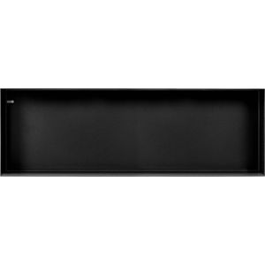 Looox Colour BoX inbouwnis - 90x30x10cm - RVS Zwart mat
