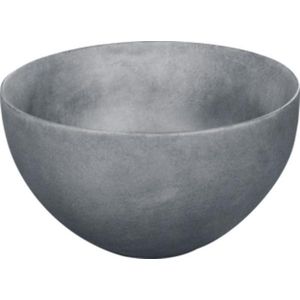 Looox Ceramic Raw Small, diameter 23 cm, Dark Grey