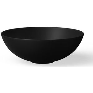 Looox sink collection opzet waskom rond diameter 40cm matt black WWK40MZ