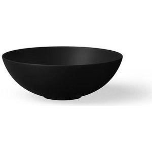 Looox Ceramic Round, diameter 30 cm, mat zwart