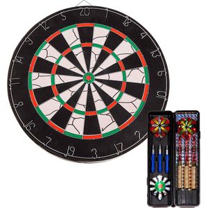 SportX Dartbord met Dartpijlen Deluxe - Voordeelpakket