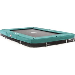 BERG BUNDEL Trampoline Ultim Champion - InGround 330 x 220 cm - Groen - Met Afdekhoes