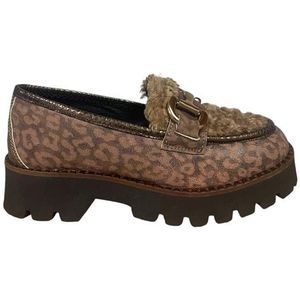 Via Vai - Lott Harvey - Loafers - Zwart - Teddy - Metalen Detail
