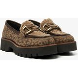 Via Vai - Lott Harvey - Loafers - Zwart - Teddy - Metalen Detail
