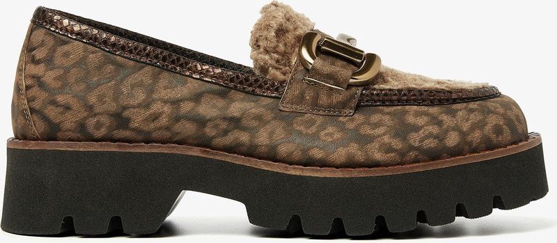 Via Vai - Lott Harvey - Loafers - Zwart - Teddy - Metalen Detail