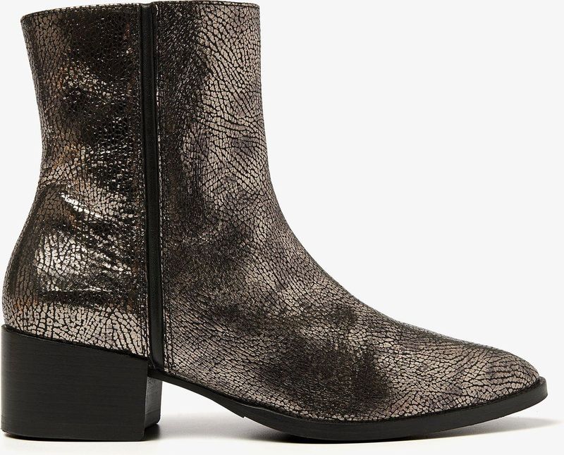 VIA VAI Rose Baker Enkellaarsjes dames - Metallic