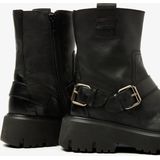 VIA VAI Ziva Jagger Biker boots dames - Zwart