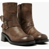 Via Vai - Nena Li - Biker Boots - Bruin - Leer