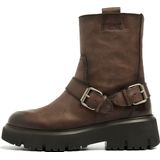 VIA VAI Ziva Jagger Biker boots dames - Bruin