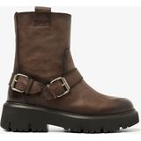 VIA VAI Ziva Jagger Biker boots dames - Bruin