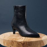 VIA VAI Lina Jackson Enkellaarsjes dames - Blauw