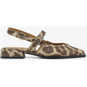 VIA VAI - Jazz Valerie - Slingbacks - Luipaardprint