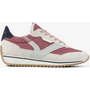 VIA VAI Mikki Ruby Sneakers - Rood - Hoogwaardig Leer, Suède, Mesh
