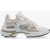 VIA VAI Vesper Due Sneakers - Beige - Leer en Mesh - Chunky Zool