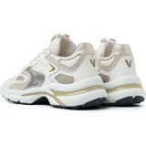 VIA VAI Vesper Due Sneakers - Beige - Leer en Mesh - Chunky Zool