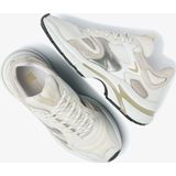 VIA VAI Vesper Due Sneakers - Beige - Leer en Mesh - Chunky Zool