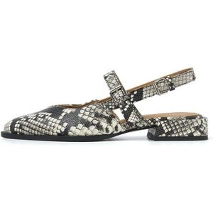 Via Vai - Jazz Valerie - Sandalen - Zwart - Leer - Slangenprint