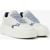 VIA VAI Isa Josie Sneakers - Meerkleurig - Hoogwaardig Leer en Suède - Lichtgewicht Plateauzool