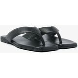 VIA VAI Kiki Berry Slippers - Zwart - Leer - Handgemaakt in Turkije